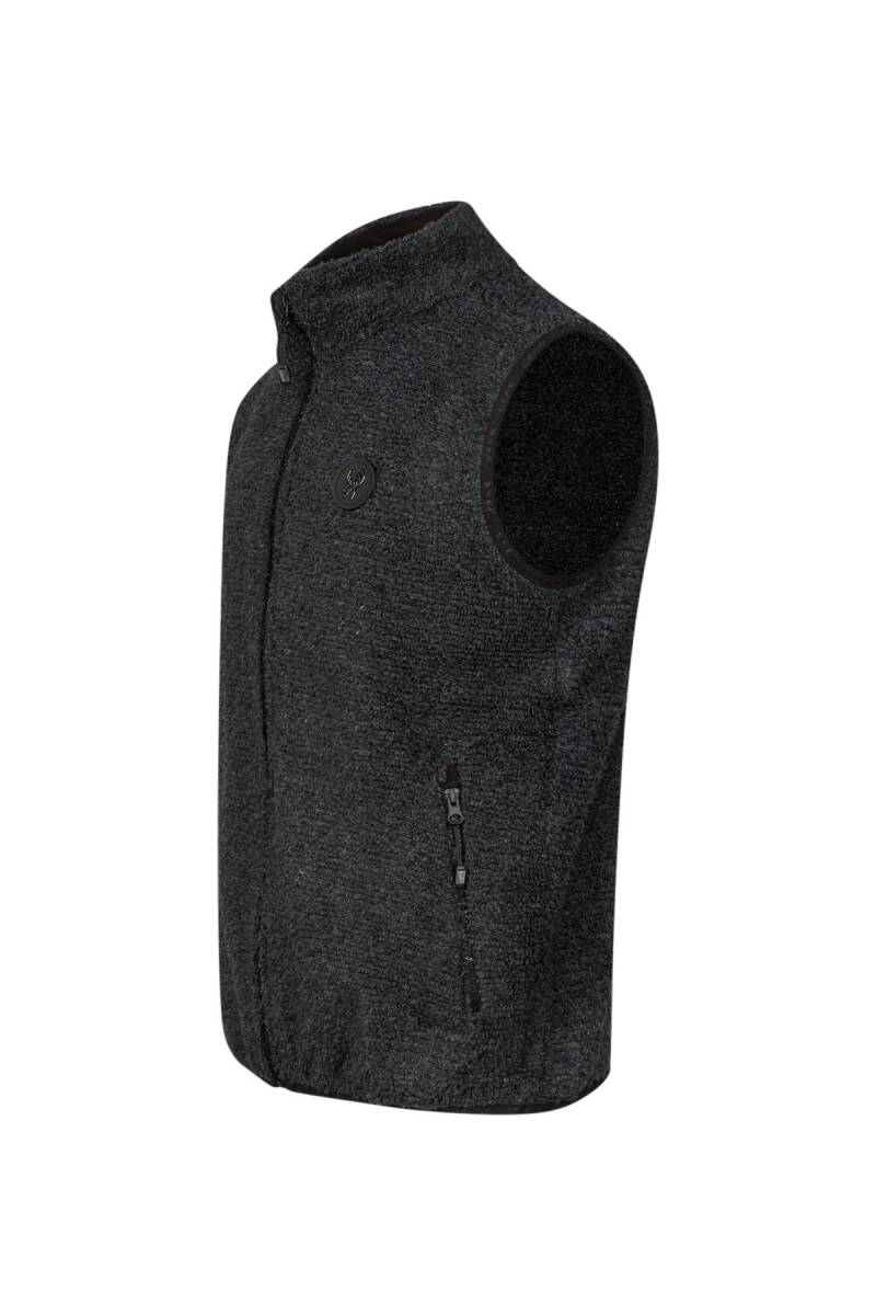 2AS Riley Erkek Yelek Havlu Merino Siyah - 2