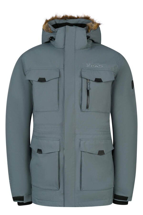 2AS Saalbach Erkek Down Ceket Mont Gri - 2AS