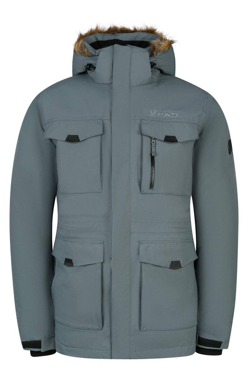 2AS Saalbach Erkek Down Ceket Mont Gri - 1