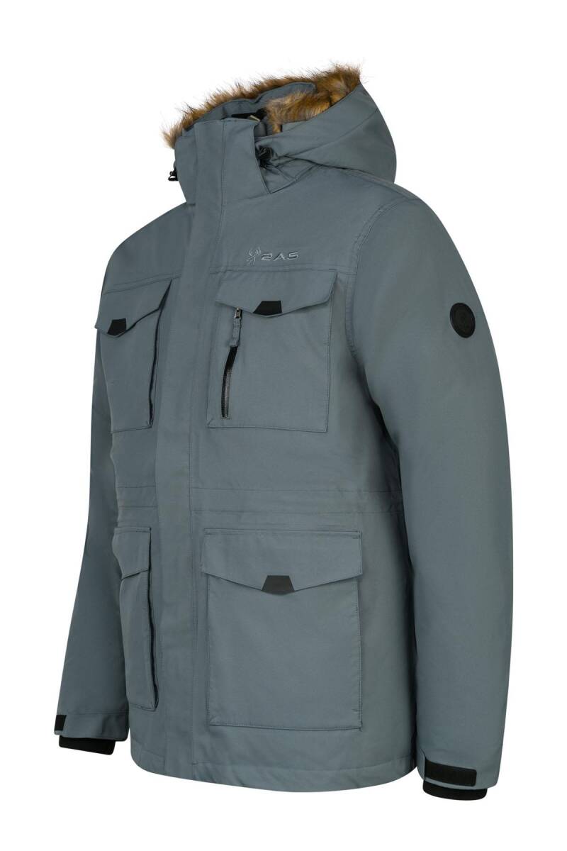 2AS Saalbach Erkek Down Ceket Mont Gri - 2