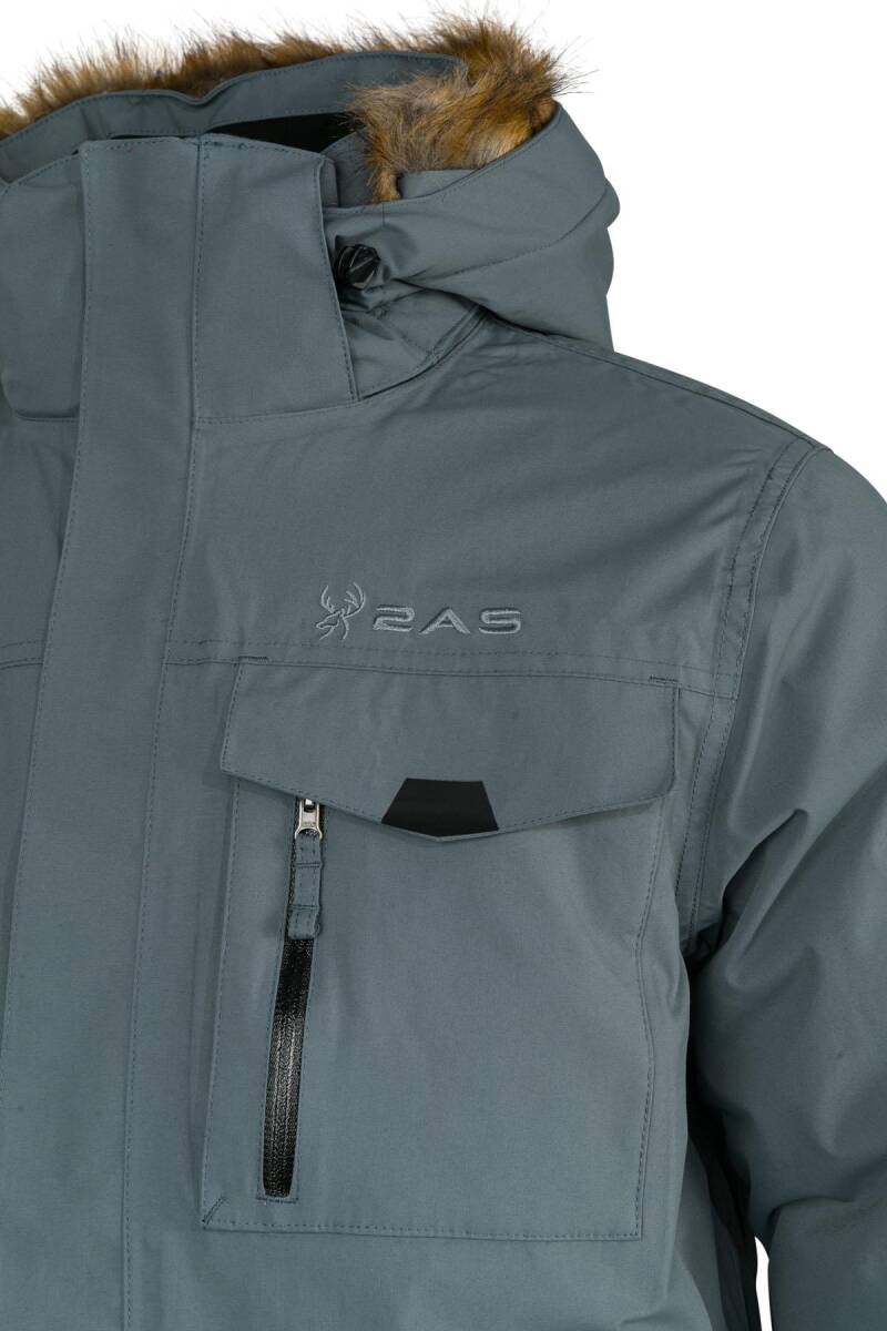 2AS Saalbach Erkek Down Ceket Mont Gri - 3