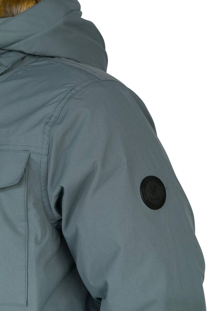 2AS Saalbach Erkek Down Ceket Mont Gri - 4