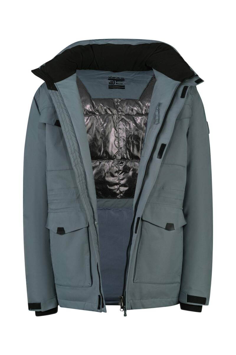 2AS Saalbach Erkek Down Ceket Mont Gri - 6