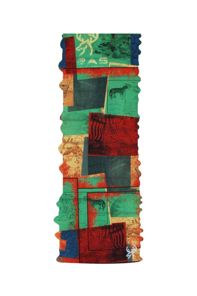 2As Safari Bandana Kırmızı/Yeşil - 1