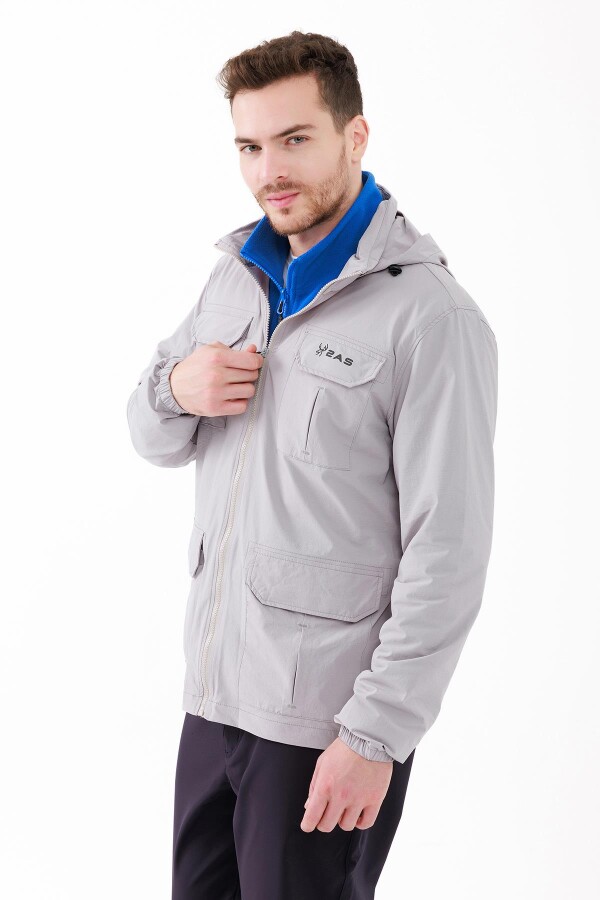 2AS Safari Erkek Ceket Taş - 2AS (1)