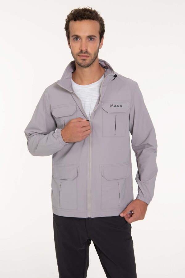 2AS Safari Erkek Ceket Açık Gri - 2AS (1)