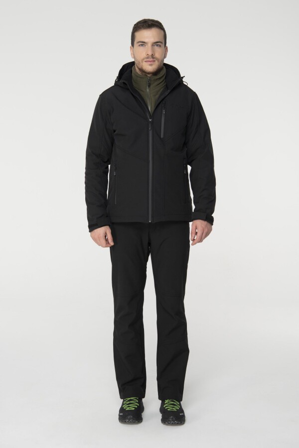 2as Sagwon II.SoftShell Erkek Mont Siyah - 2AS