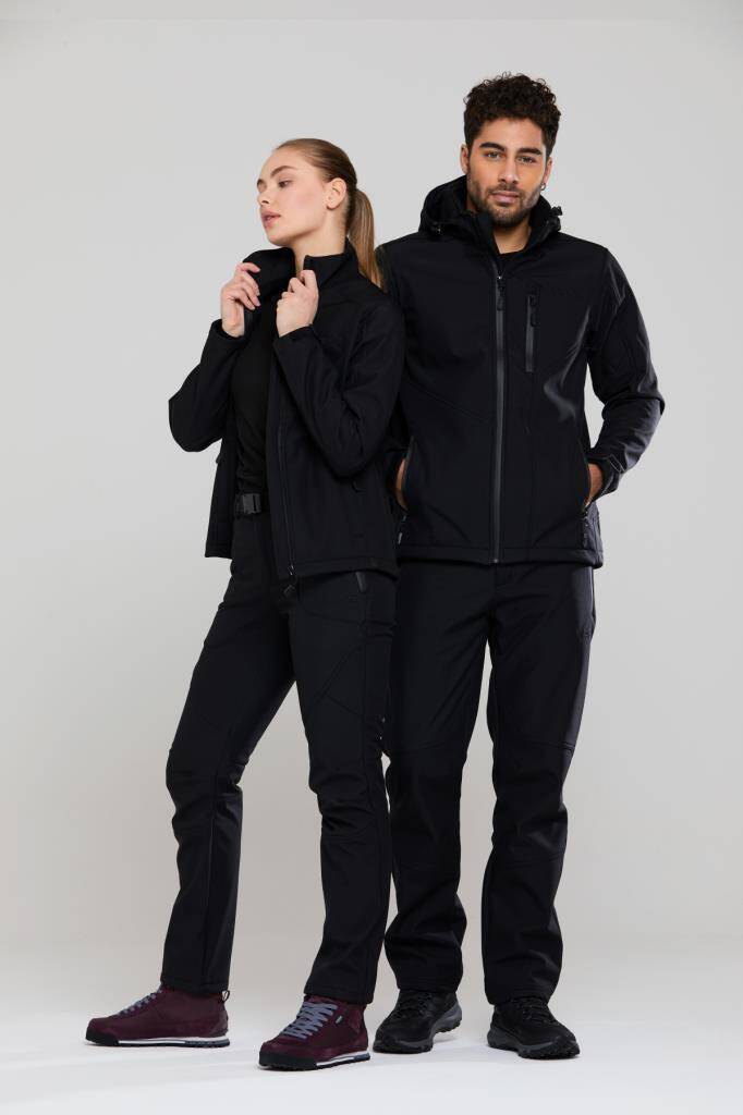 2AS Salah Erkek Softshell Pantolon Siyah - 6