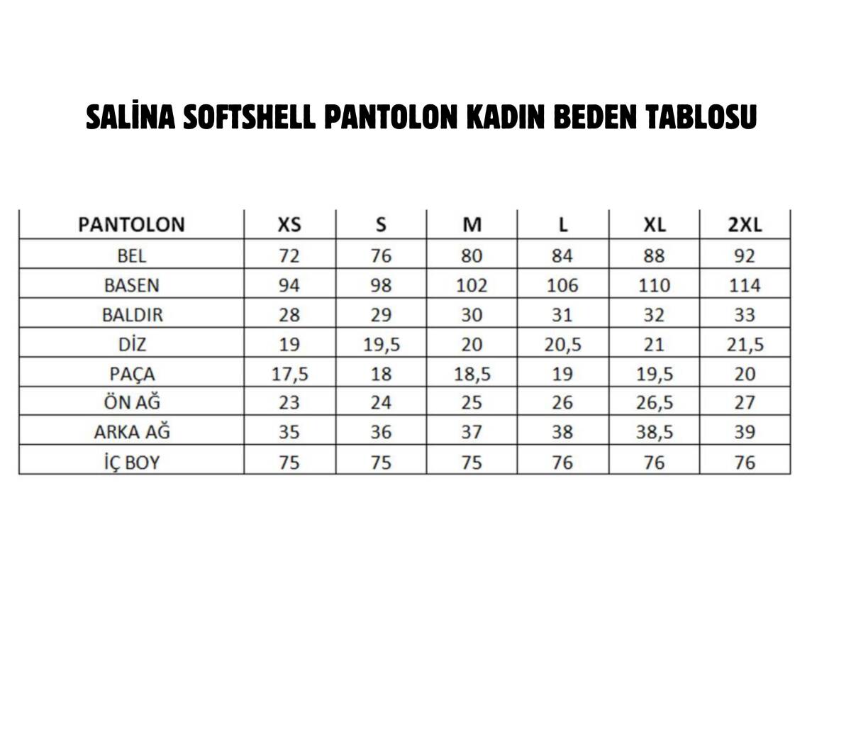2AS Salina Kadın Softshell Pantolon Antrasit - 3