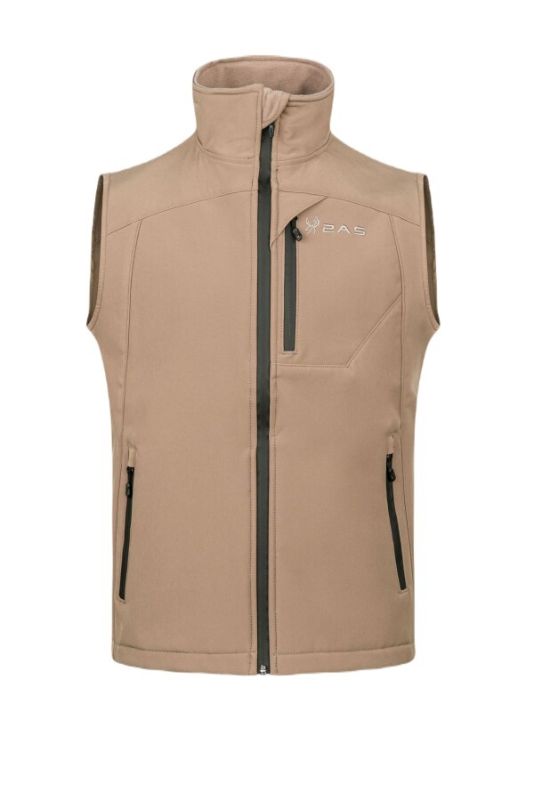 2AS SAMANA Softshell Unisex Yelek Açık Kahverengi - 2AS