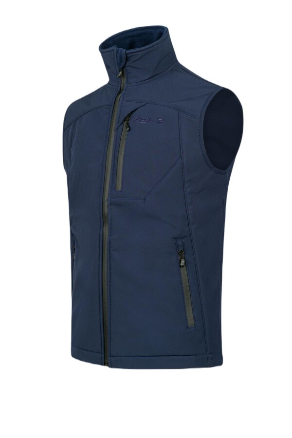2AS SAMANA Softshell Unisex Yelek Lacivert - 2AS (1)