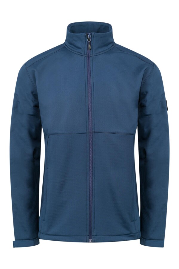 2AS Samuel Erkek Softshell Kareli Ceket Mavi - 2AS