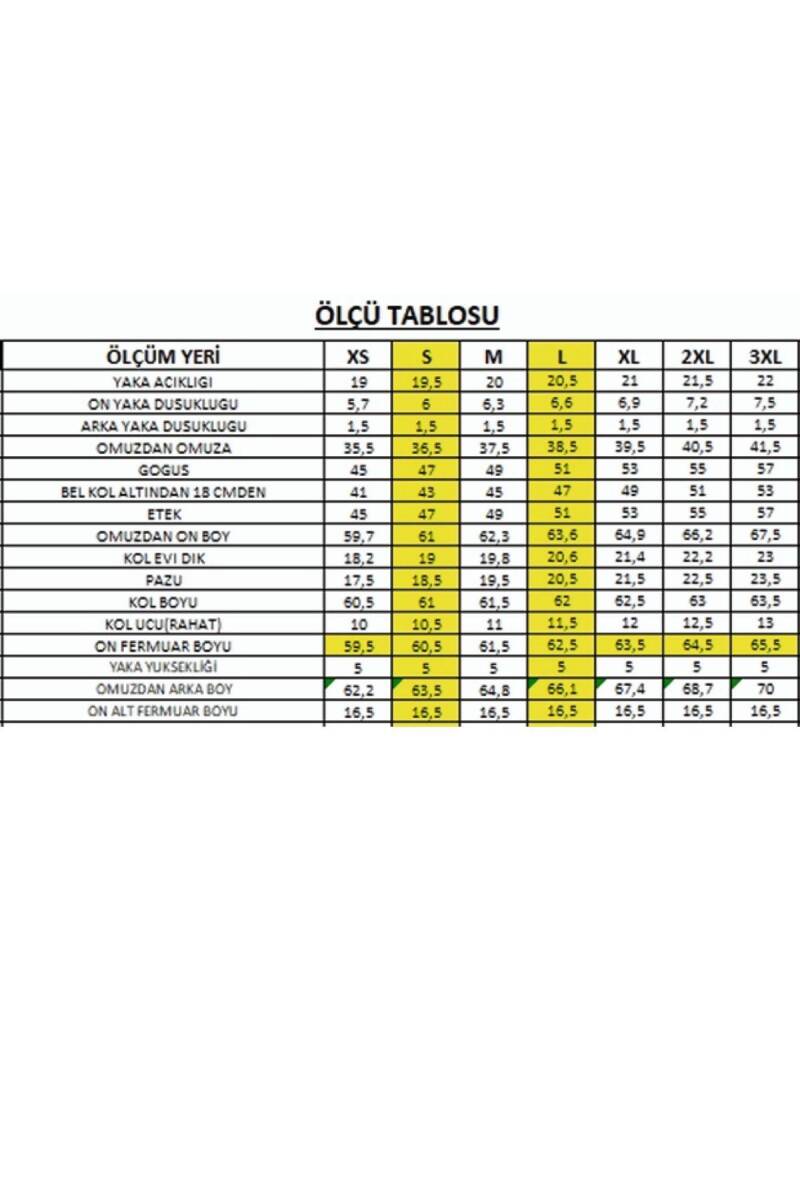 2as San Diago Erkek Tam Fermuarlı Çizgili Polar Yeşil - 6