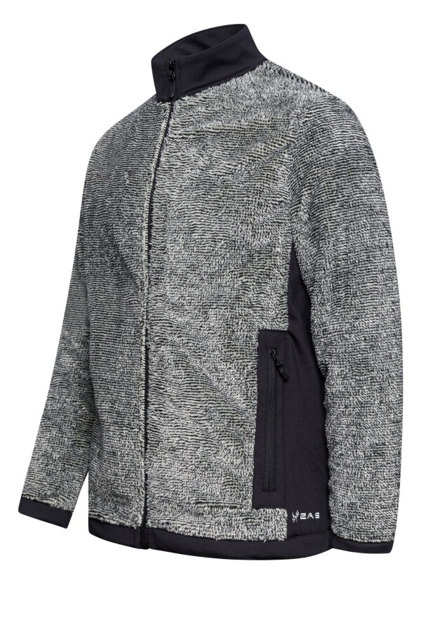 2as San Diago Erkek Tam Fermuarlı Çizgili Polar Kemik - 2AS (1)