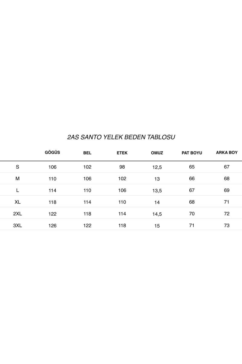 2AS Santo Erkek Yelek Siyah - 7