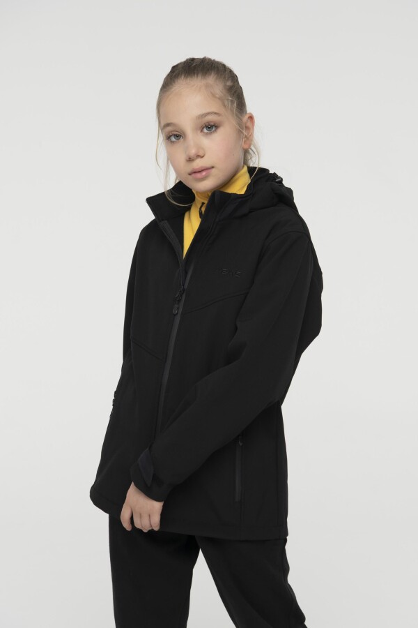 2AS SAYRA Softshell Çocuk Ceket Siyah - 2AS