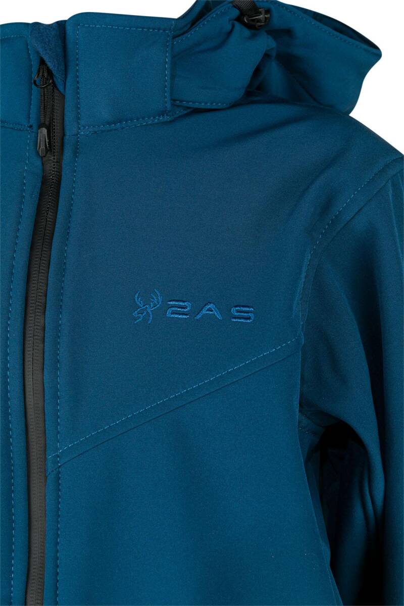 2AS SAYRA Softshell Çocuk Ceket Petrol - 4