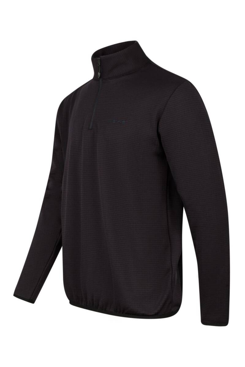 2AS Scott Erkek Yarım Fermuarlı Polar Sweatshirt Antrasit - 2