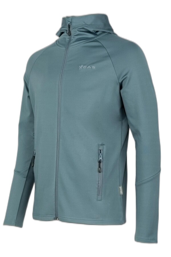 2AS Selenge Fermuarlı Kapşonlu Sweat Koyu Gri - 2AS (1)