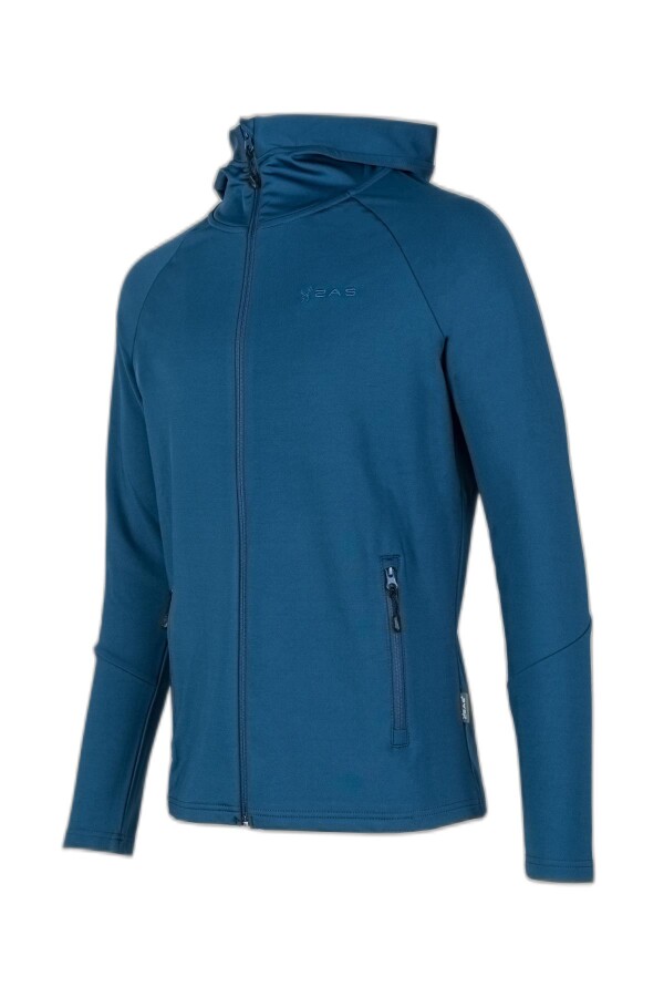 2AS Selenge Fermuarlı Kapşonlu Sweat Lacivert - 2AS (1)