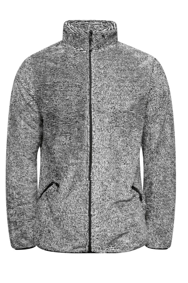 2AS Siena Erkek Tam Fermuarlı Çizgili Polar Kemik - 2AS