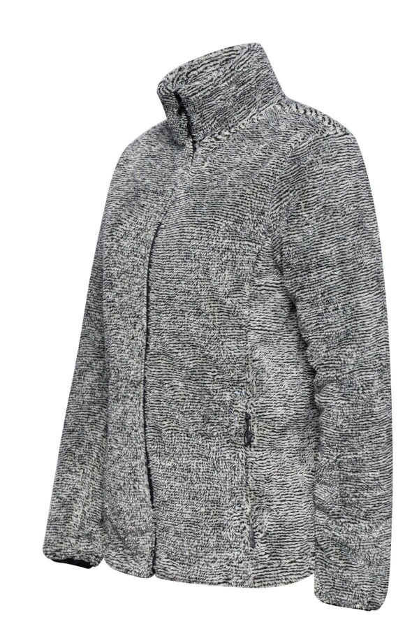 2AS Sofia Kadın Tam Fermuarlı Çizgili Polar - 2AS