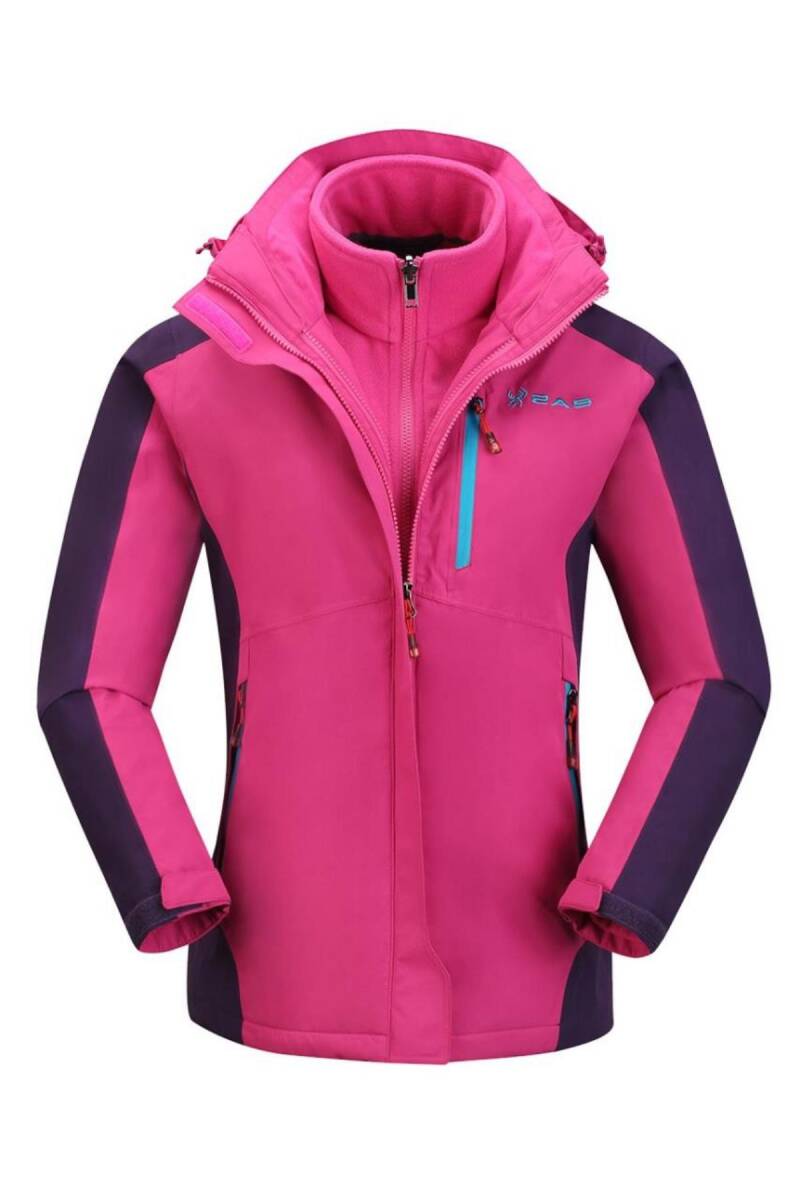 2AS Sparkle 3in1 Kadın Mont Pembe - 1
