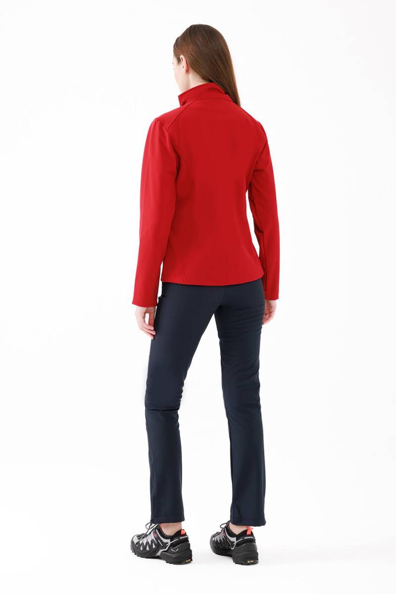 2AS Splint Kadın Softshell Mont Bordo - 3