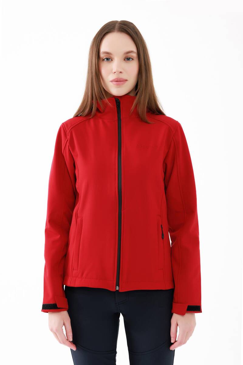 2AS Splint Kadın Softshell Mont Bordo - 5