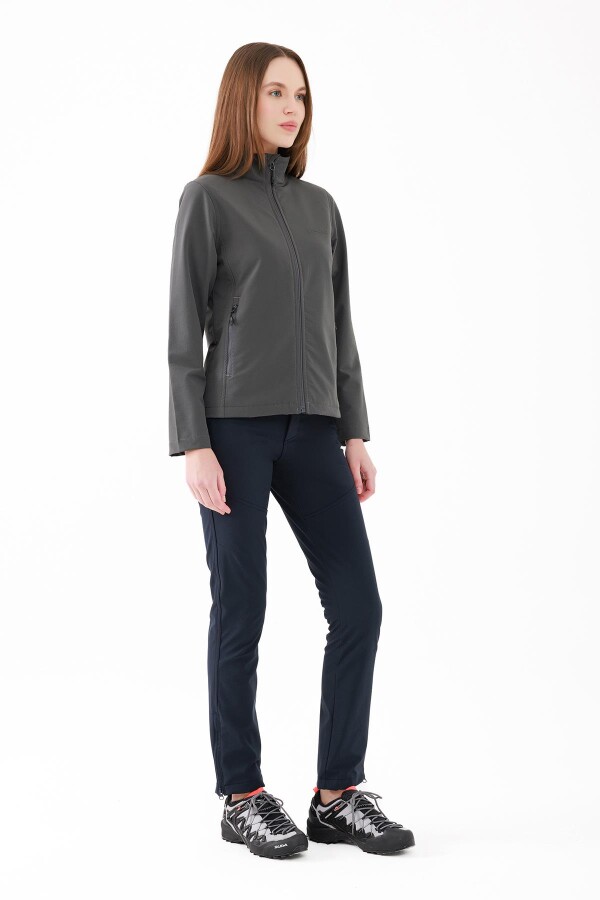 2AS Splint Kadın Softshell Mont Koyu Gri - 2AS (1)
