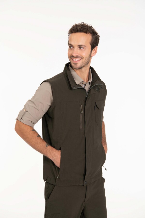 2AS Stobia Erkek Yelek Koyu Yeşil - 2AS (1)