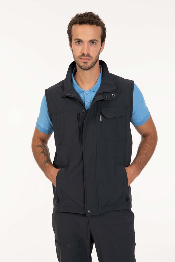 2AS Stobia Erkek Yelek Siyah - 2AS (1)