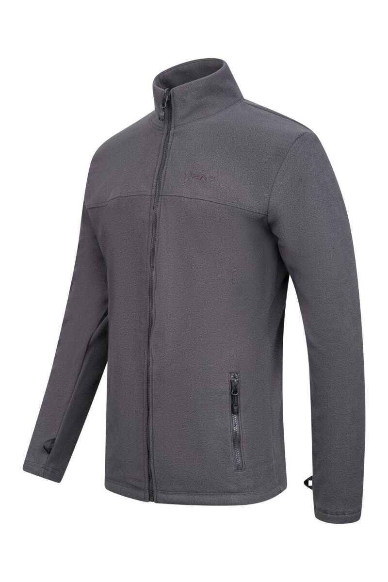 2as Utah Erkek Tam Fermuarlı Polar Antrasit - 2