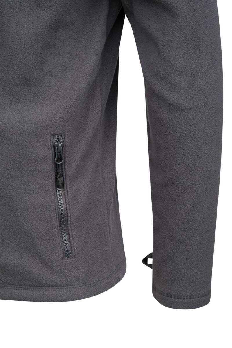 2as Utah Erkek Tam Fermuarlı Polar Antrasit - 4