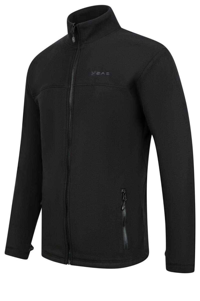 2as Utah Erkek Tam Fermuarlı Polar Siyah - 2