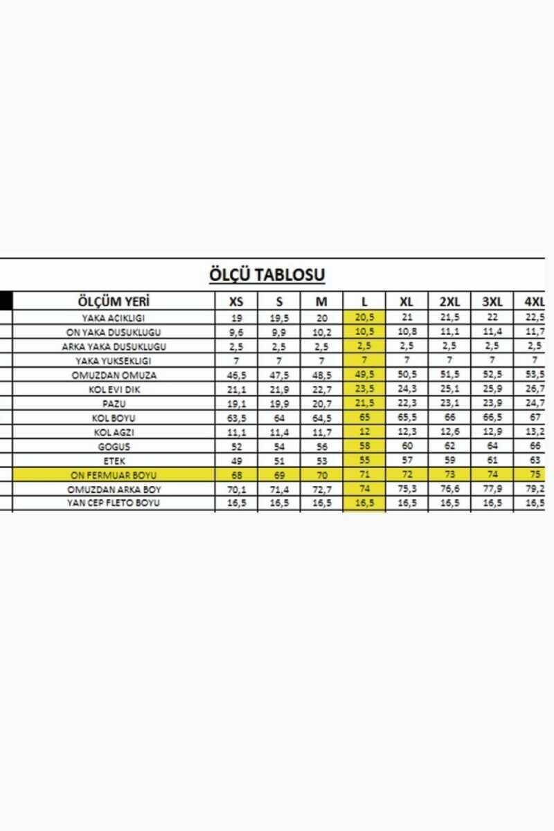 2as Utah Erkek Tam Fermuarlı Polar Siyah - 6