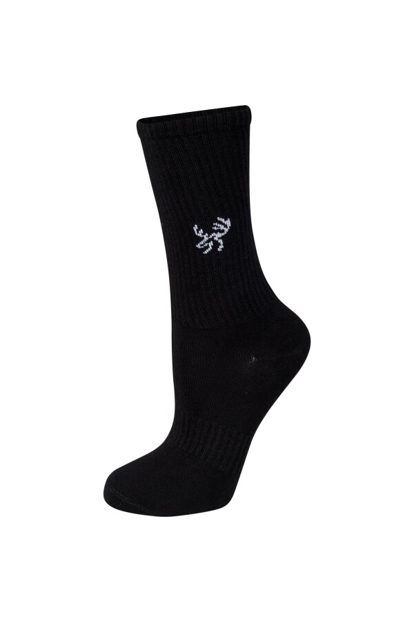 2AS Uzun Bambu Spor Çorap Siyah - 2AS (1)