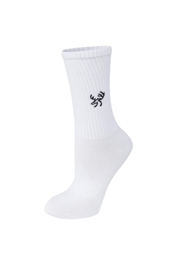 2AS Uzun Bambu Spor Çorap Beyaz - 2AS (1)