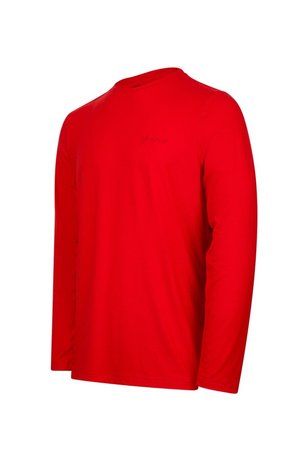 2AS Vernon Erkek Uzun Kol Viloft T-Shirt Kırmızı - 2AS (1)