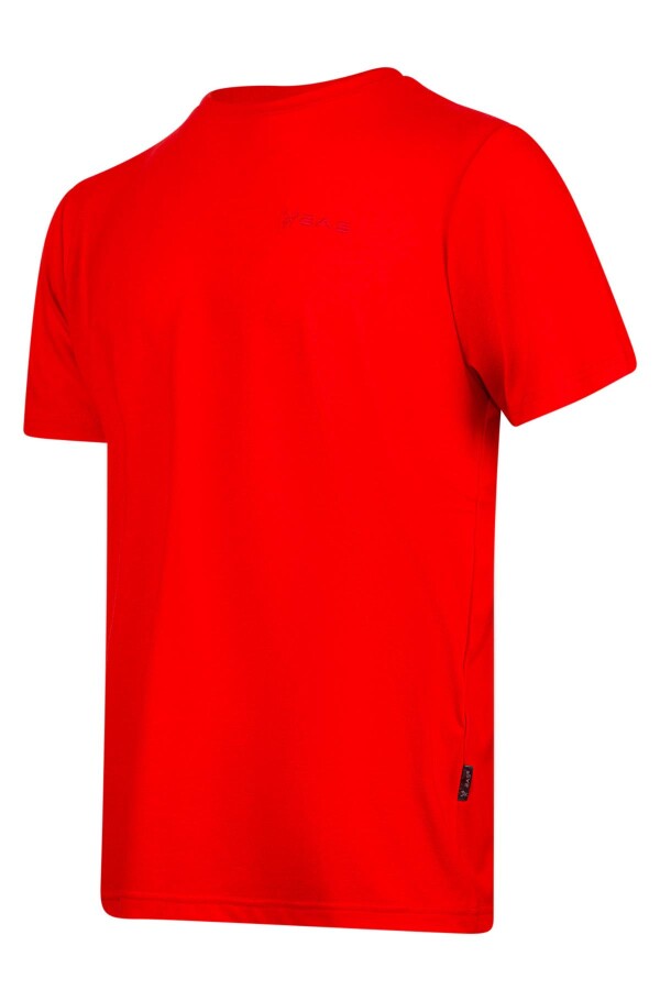 2AS Victor Erkek Viloft V Yaka T-Shirt Kırmızı - 2AS (1)