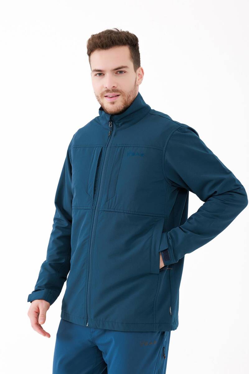 2AS Walker Merino Yünlü Erkek Ceket Lacivert - 1