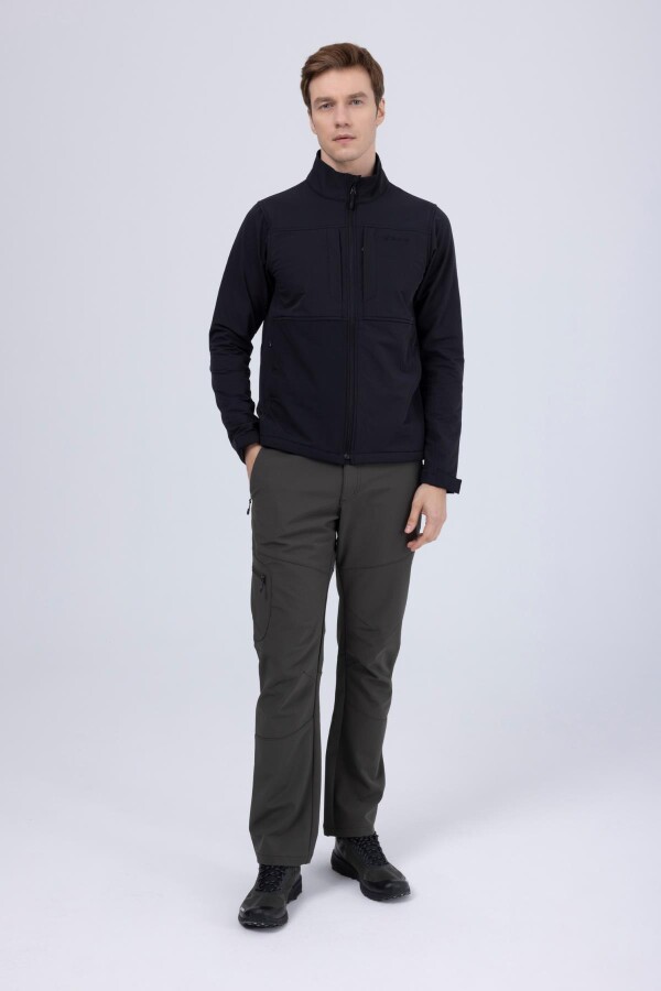 2AS Walker Merino Yünlü Erkek Ceket Siyah - 2AS