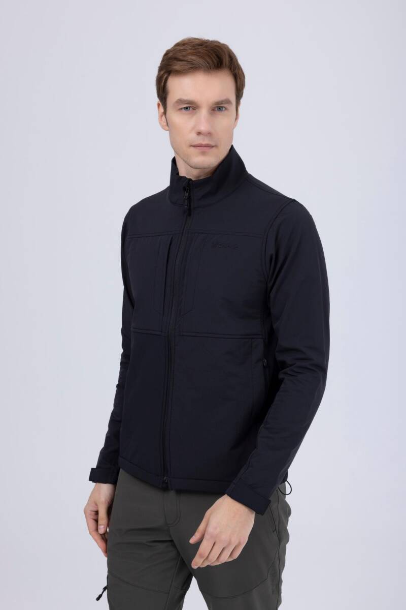 2AS Walker Merino Yünlü Erkek Ceket Siyah - 2