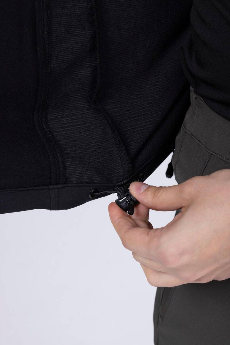 2AS Walker Merino Yünlü Erkek Ceket Siyah - 5