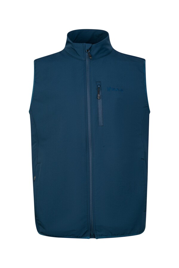 2AS Wayne Merino Yünlü Unisex Yelek Lacivert - 2AS