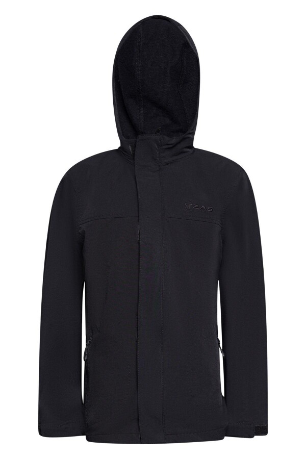 2AS Wolf Çocuk Yünlü Mont Siyah - 2AS