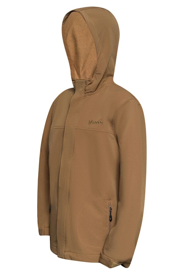 2AS Wolf Çocuk Yünlü Mont Kahve - 2AS (1)