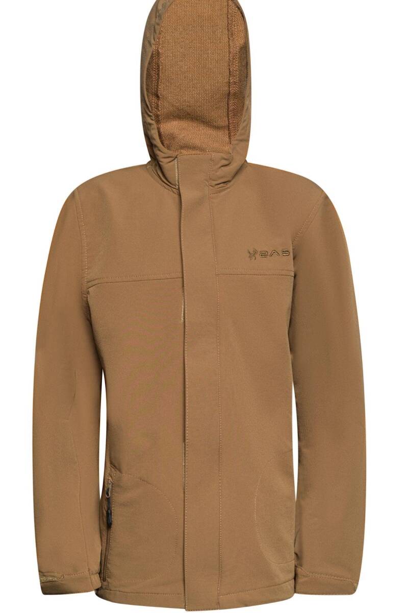 2AS Wolf Çocuk Yünlü Mont Kahve - 1