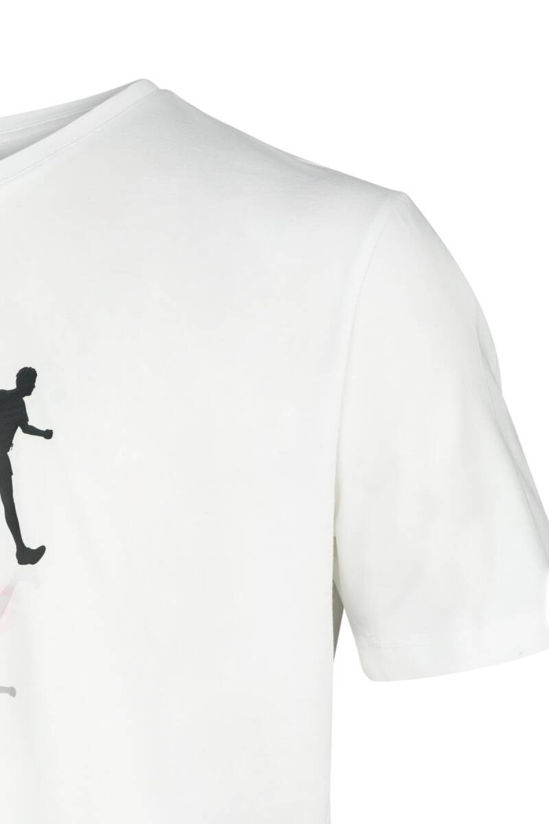 AS Alex Baskılı Erkek Sıfır Yaka T-Shirt Beyaz - 3