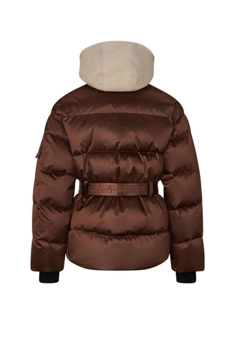 Bogner Adele LD Kadın Kayak Montu Krem/Kahverengi - 3